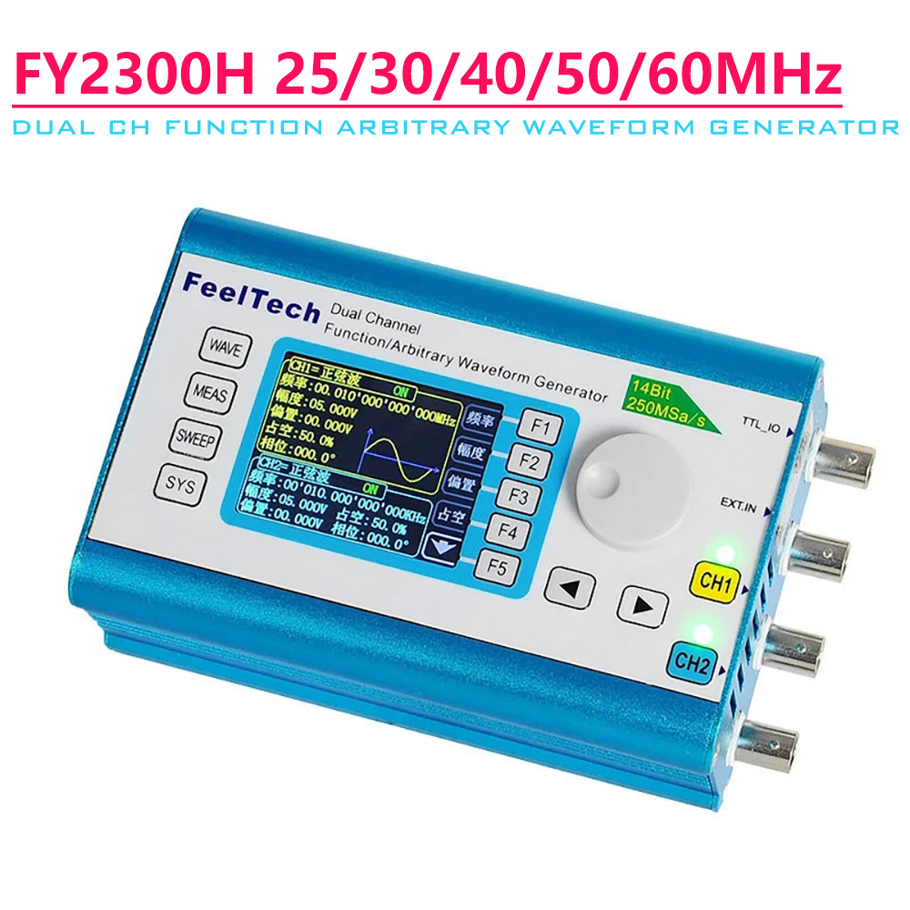 FY2300H Series DDS Function Ar - Dual Channel Arbitrary Waveform Function Generator 60Mhz 评论和价格