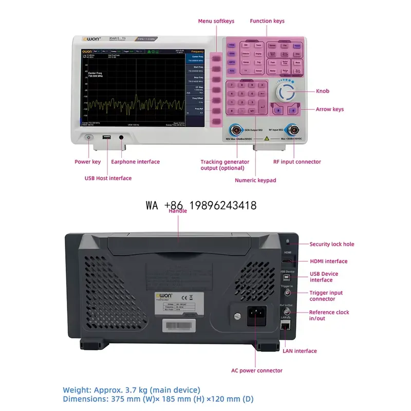 Wmwmnu 9kHz to 1.5GHz Spectrum - Spectrum Analyzer Tracking Generator 1.5Ghz 评论和价格